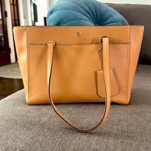 Tory Burch triple compartment Tote